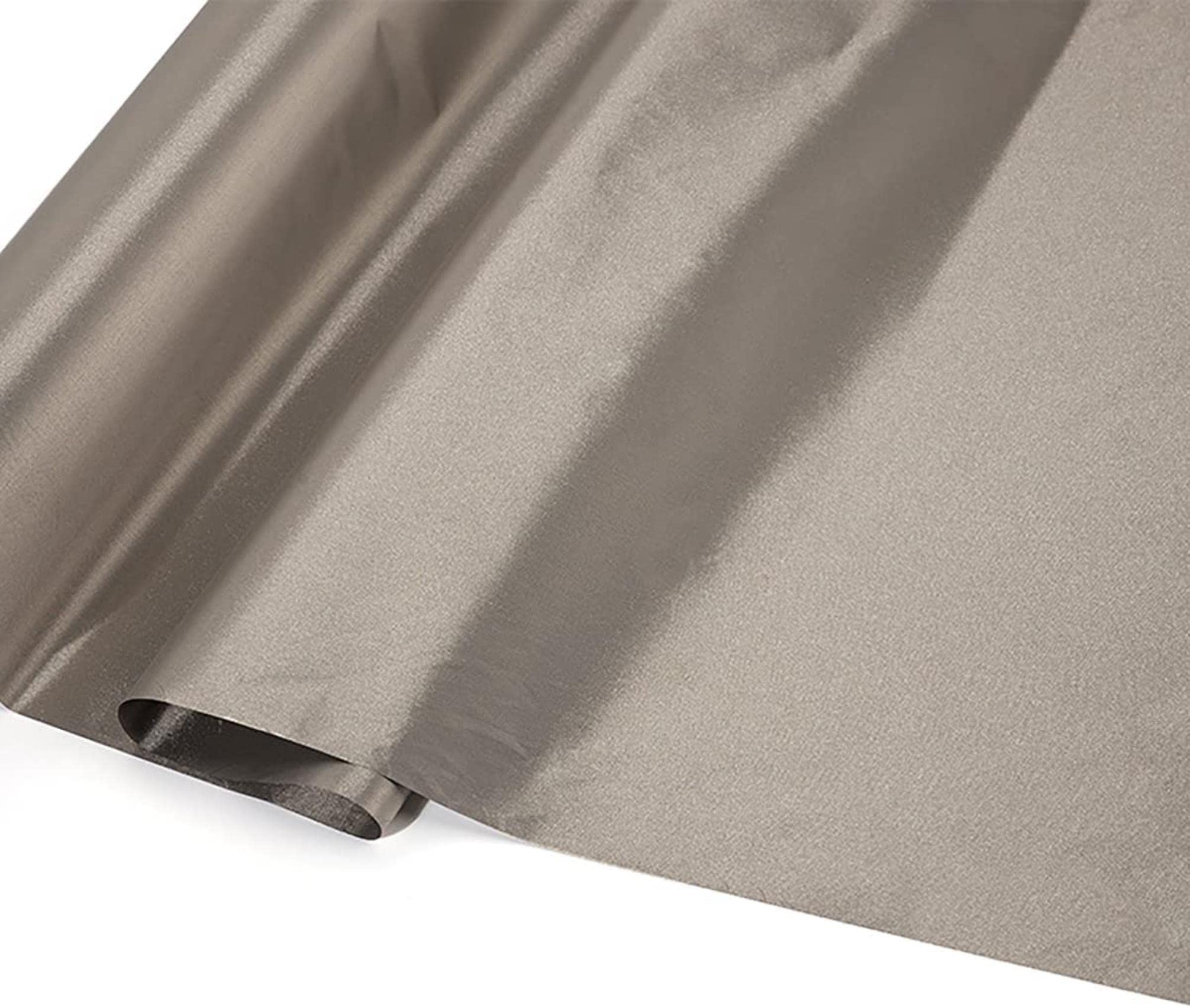 AADECOR Tejido De Protección Faraday Paño RFID Blindaje De RF De Tela Conductora Material De Bloqueo RFID Desde Antirradiación Aislamiento emi WiFi Bloqueo De Señal Celular(Size:1×8.1m)