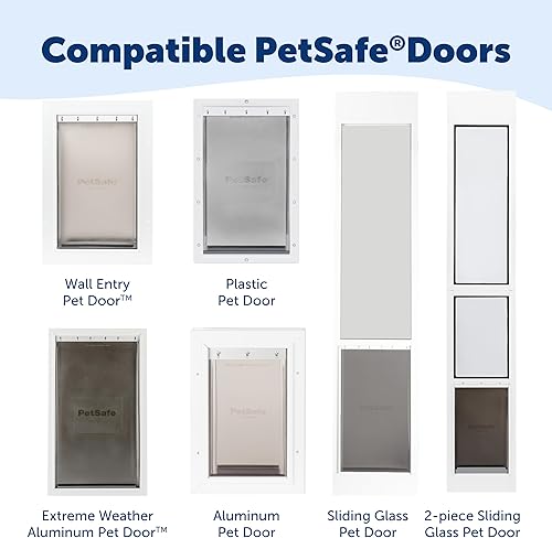 Miniatura 10 de PetSafe Freedom - Aletas de repuesto compatibles para perros y gatos fáciles de reemplazar material de vinilo duradero a prueba de intemperie