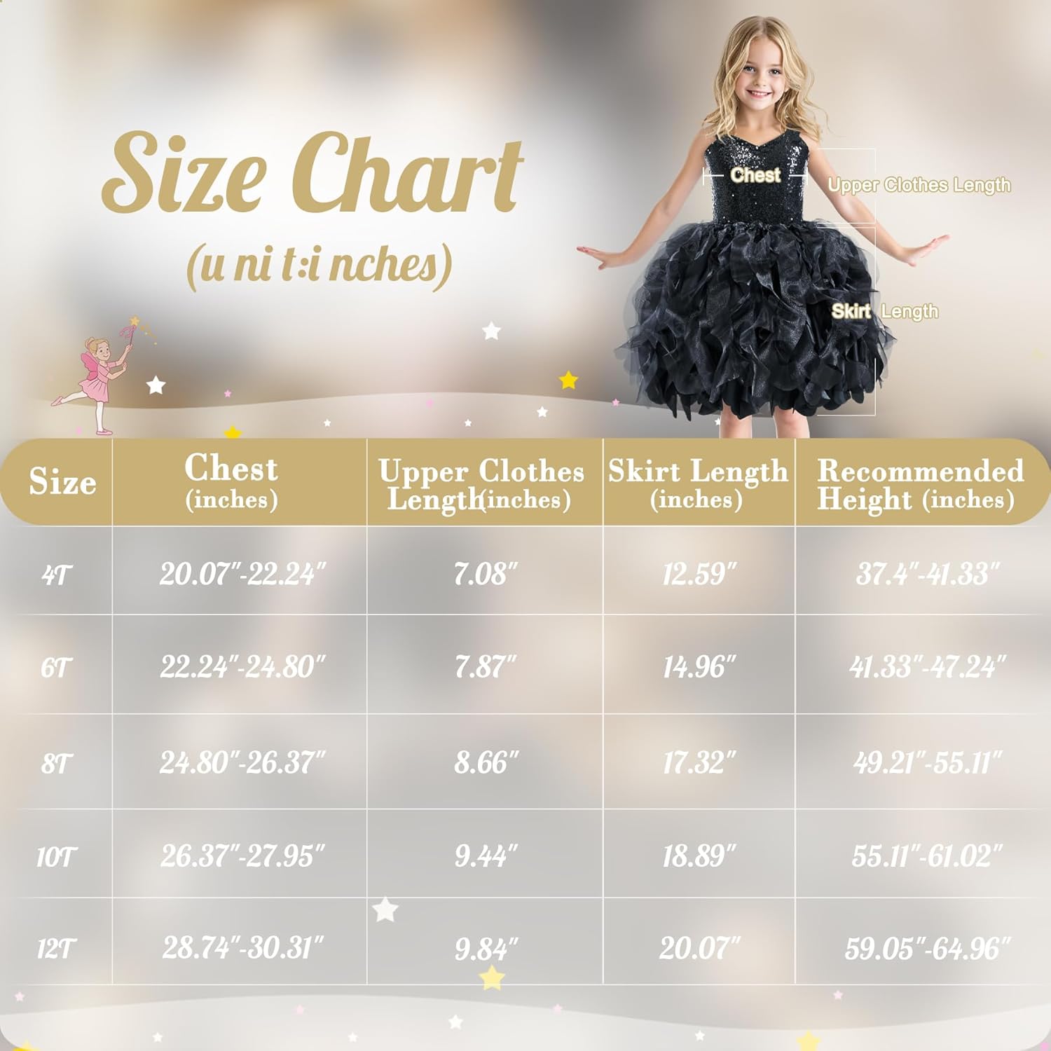 Tutu Dress for Girls Sparkly Sequin Tulle Princess Birthday Party Dress for Toddler Girls Prom Sneaker Ball Gown - Image 6