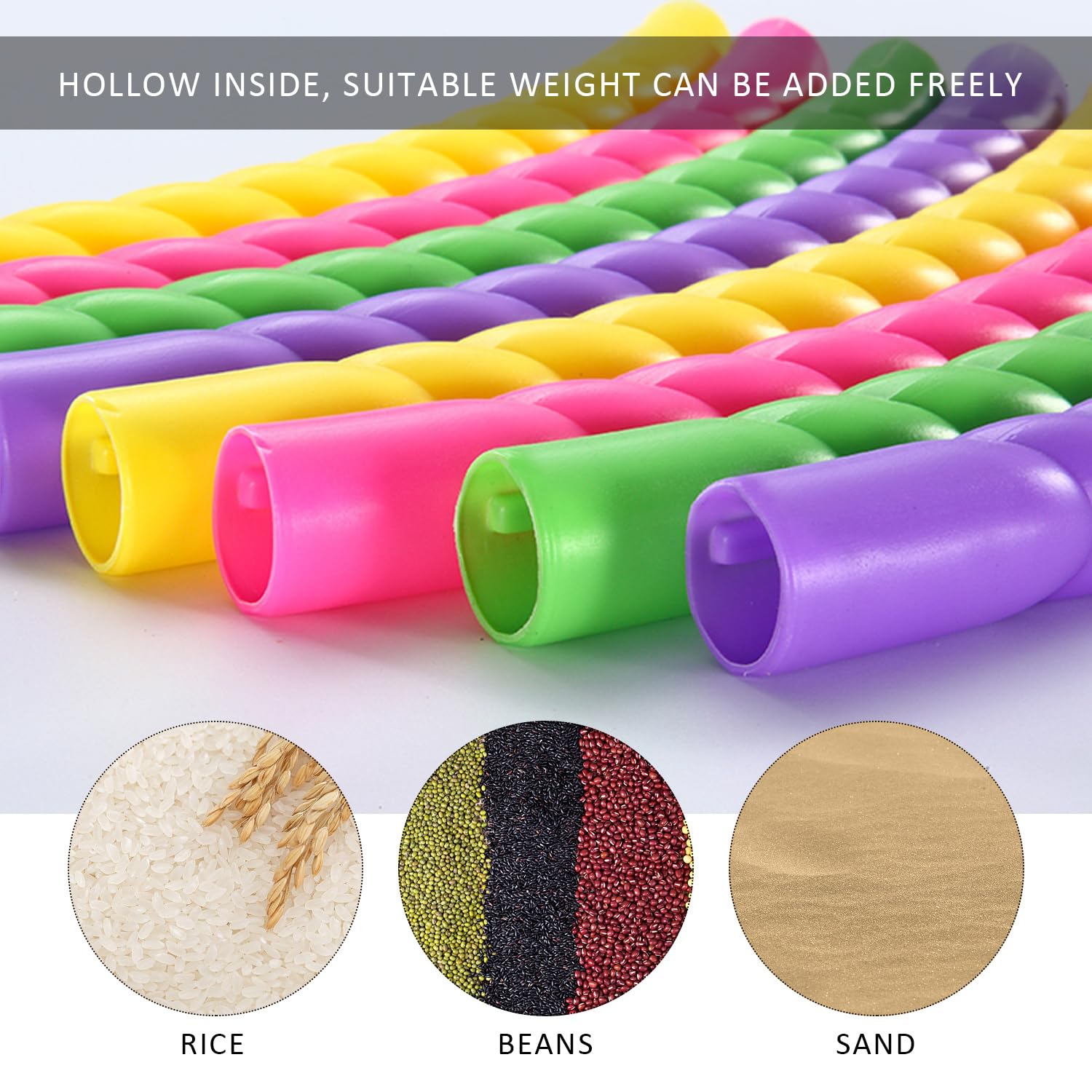 Hula Hoop Regolabile - Attrezzi da Fitness 7 Pezzi per Perdita di Peso, Accessori Rimovibili