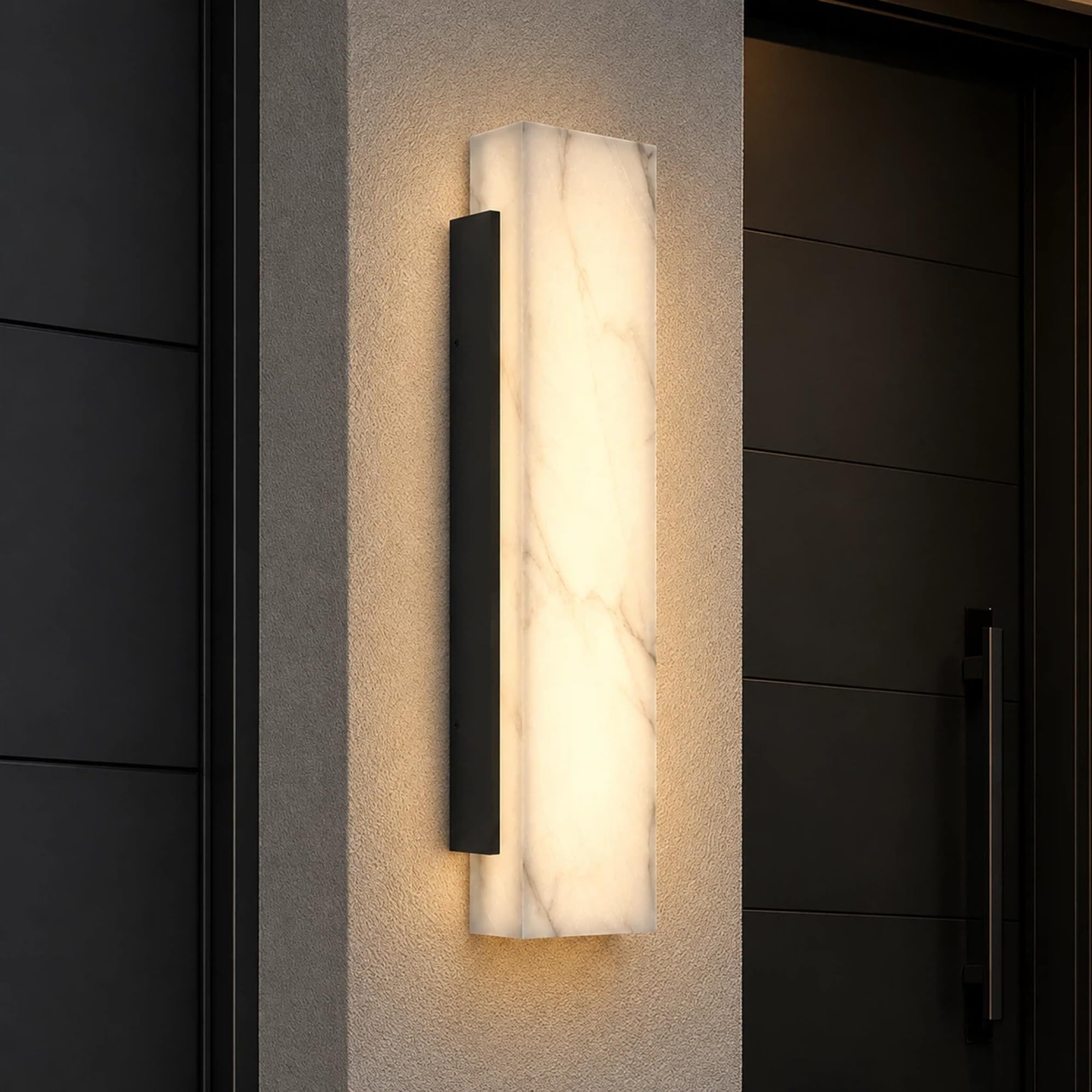 Photo 1 of AWWGGA Modern LED Outdoor Wall Sconce