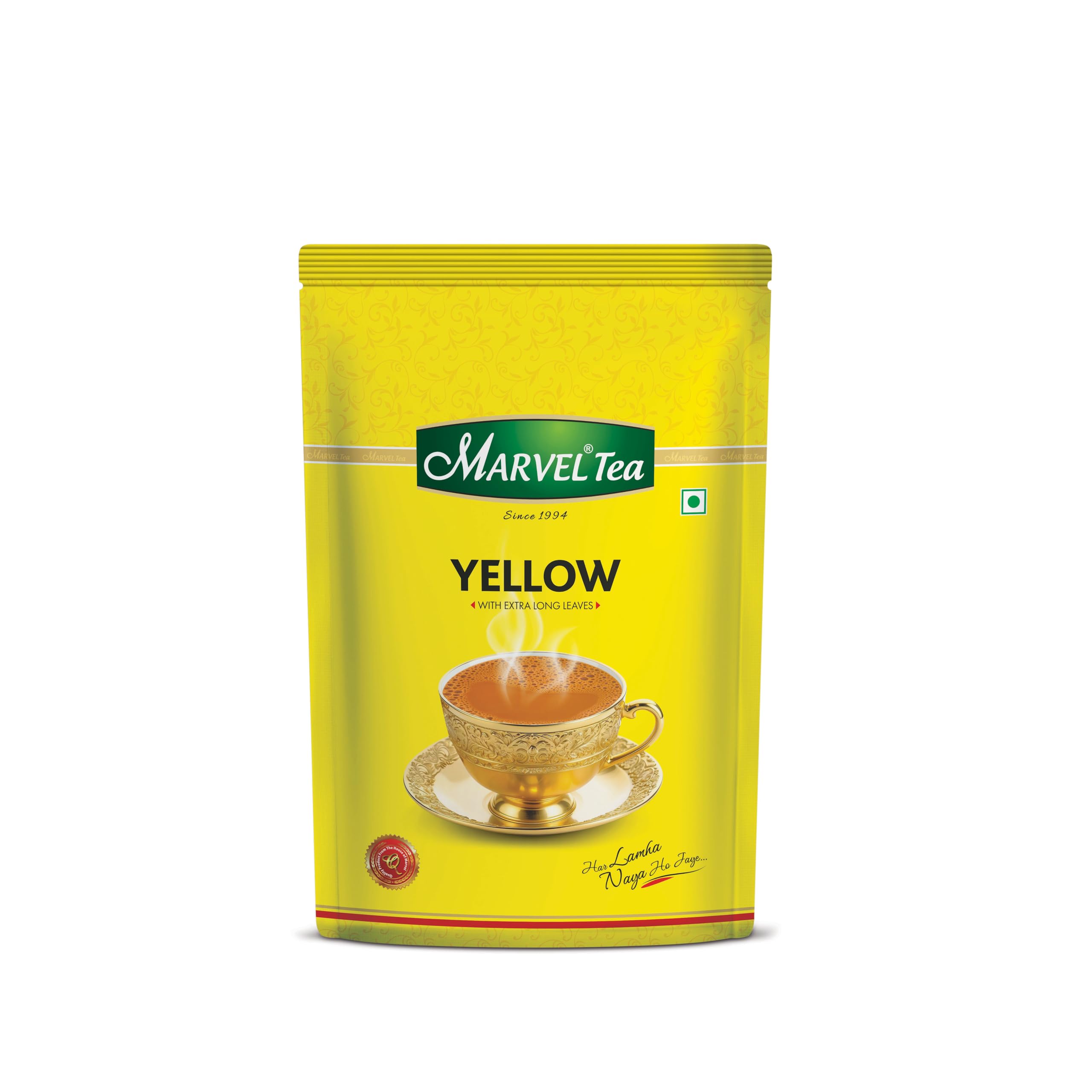 Sponsored Ad - Tea Yellow Tea 1 KG with Extra Long Leaves, Handpicked Strong Chai From Assam & Darjeeling, Refreshing Aroma & Rich Taste - Black Tea