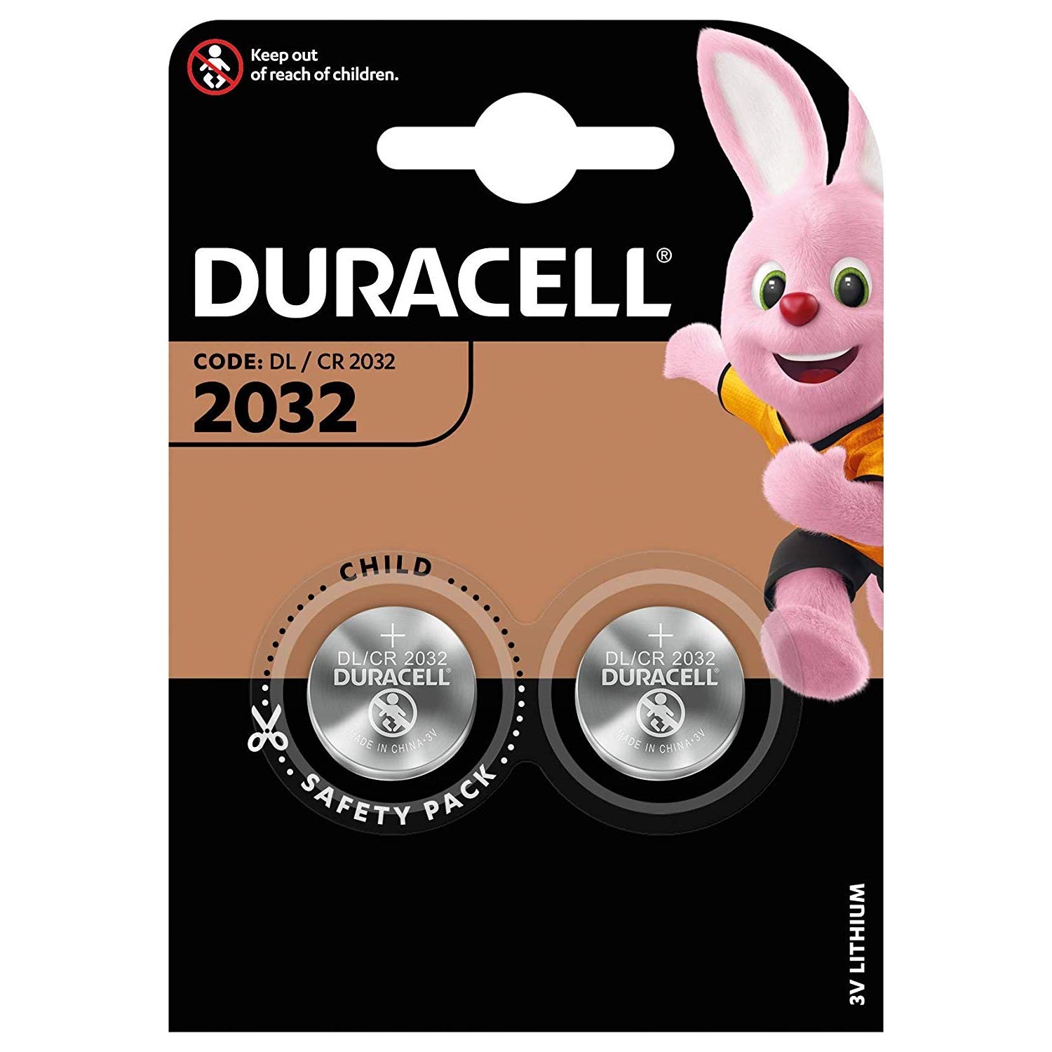 Duracell 2032 Blister 2 Pezzi - CR2032 DL2032