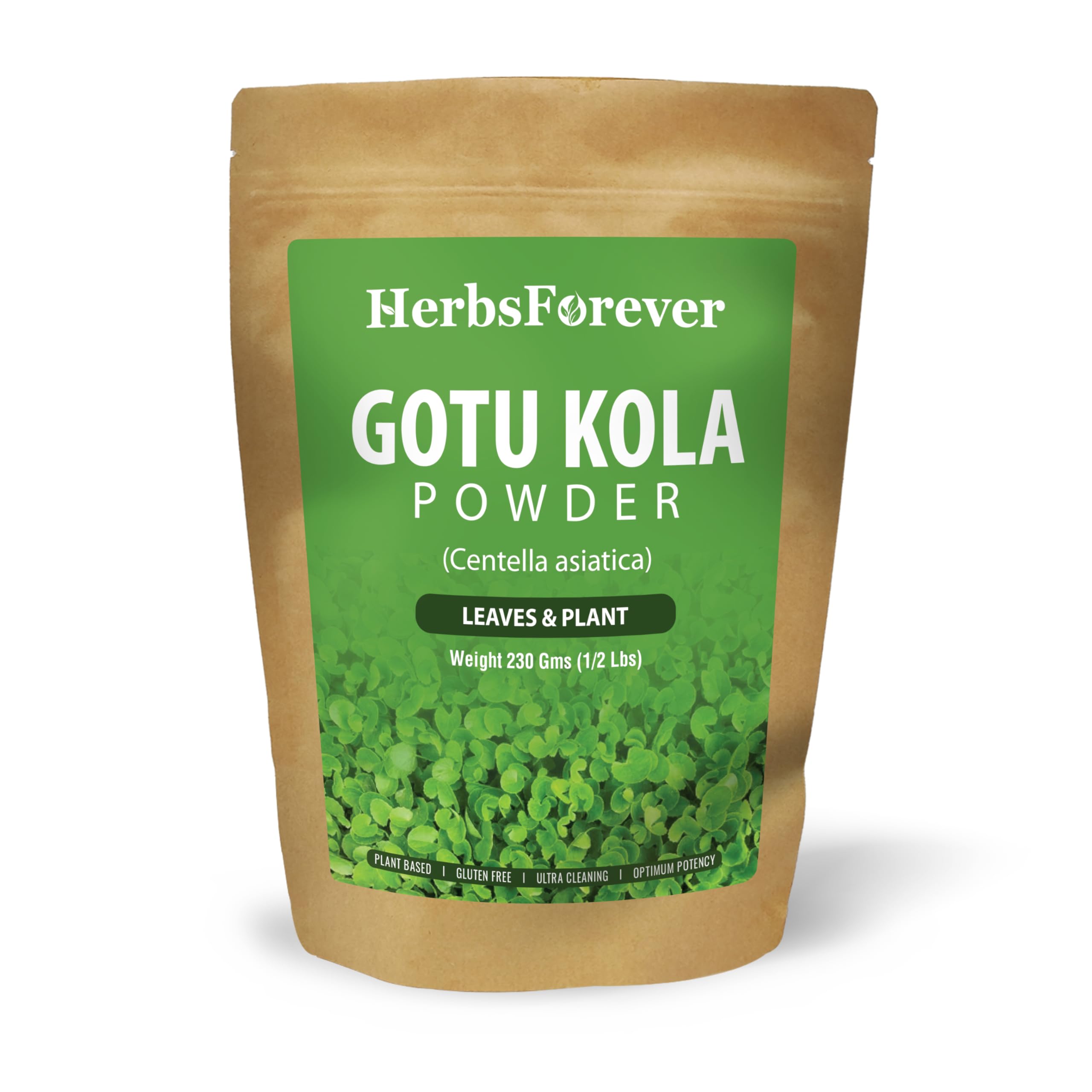 Gotu Kola Powder Centella asiatica Reducing Stress Enhance Memory & Focus Non GMO, Vegan 454 GMS — Amazon image 5