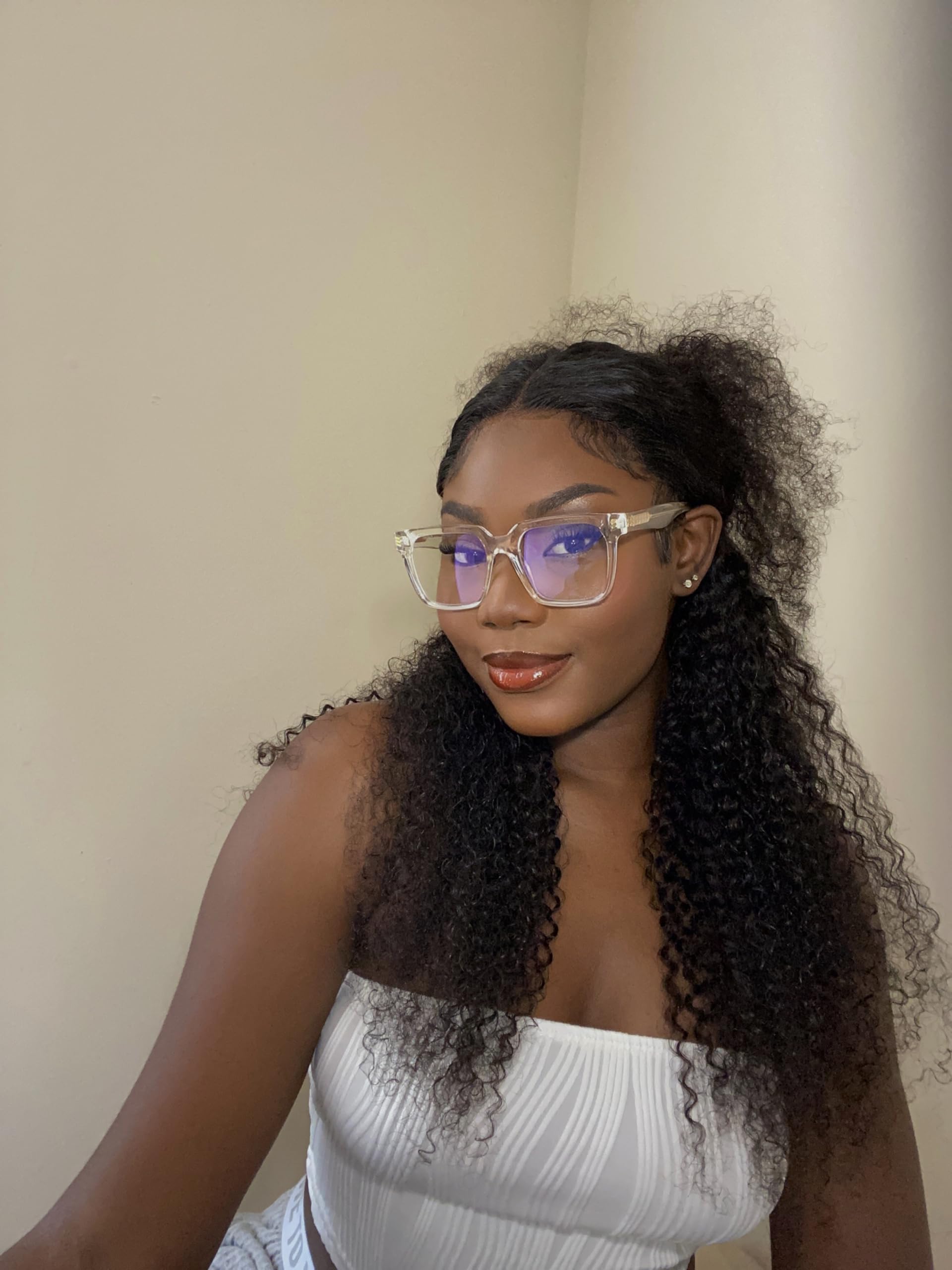 VISOONE Rectangle TR90 - Gafas de ordenador con bloqueo de luz azul para mujeres y hombres Cougar