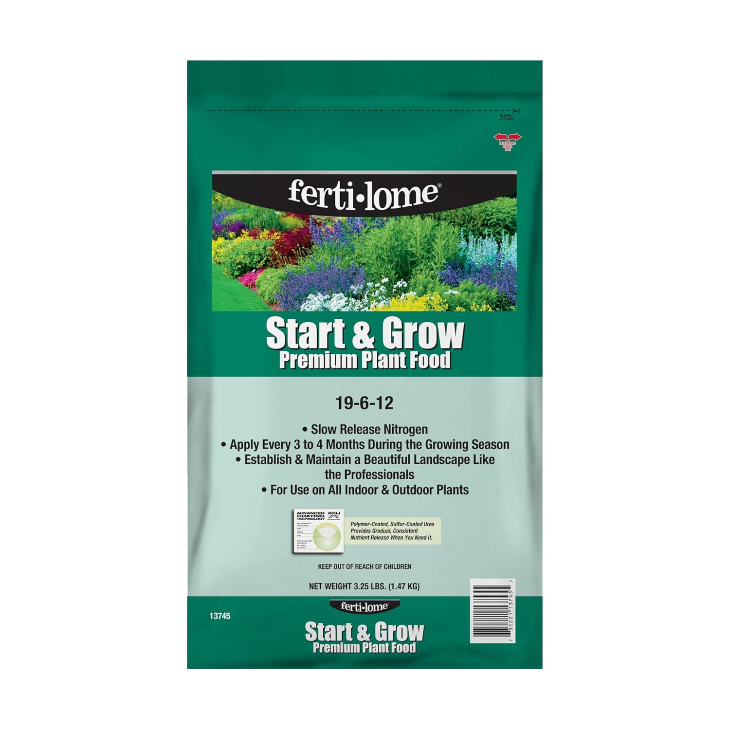 Fertilome (13745) Start & Grow Premium Plant Food 19-6-12 (3.25 lbs.)