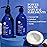 Luseta Blue Shampoo for Brassy Hair and Brunettes, Level Up Tones Down Orange & Copper Hues, Blue Shampoo and Conditioner for Color Treated Hair, Targets Brassy and Refresh cool-toned colors 2x16.9oz