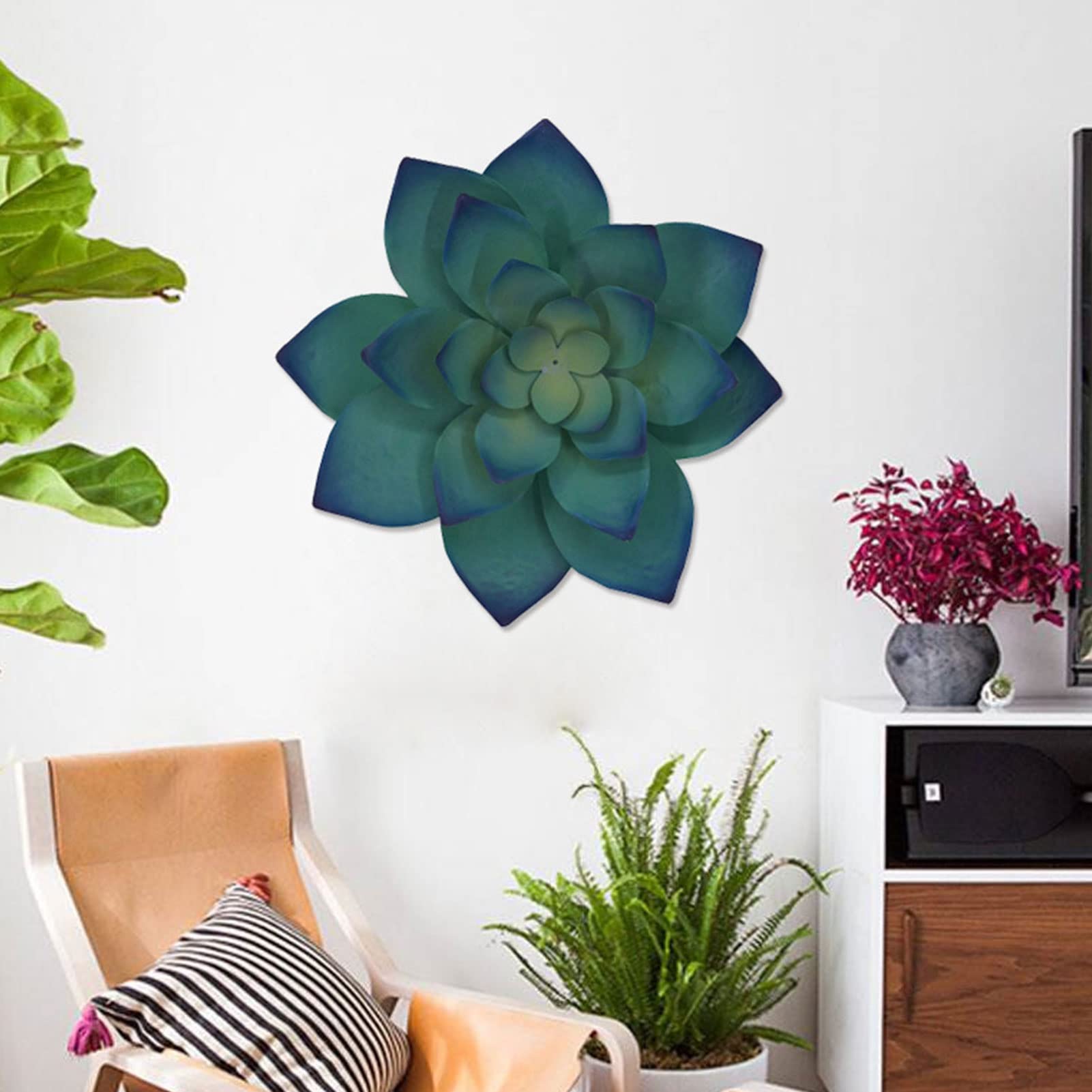 Arte della Parete del Fiore del Metallo di Alta qualità, Decorazioni Appeso a Parete Floreale, Decorazioni della Parete della Fattoria delle sculture, for Il Giardino Esterno del Giardino