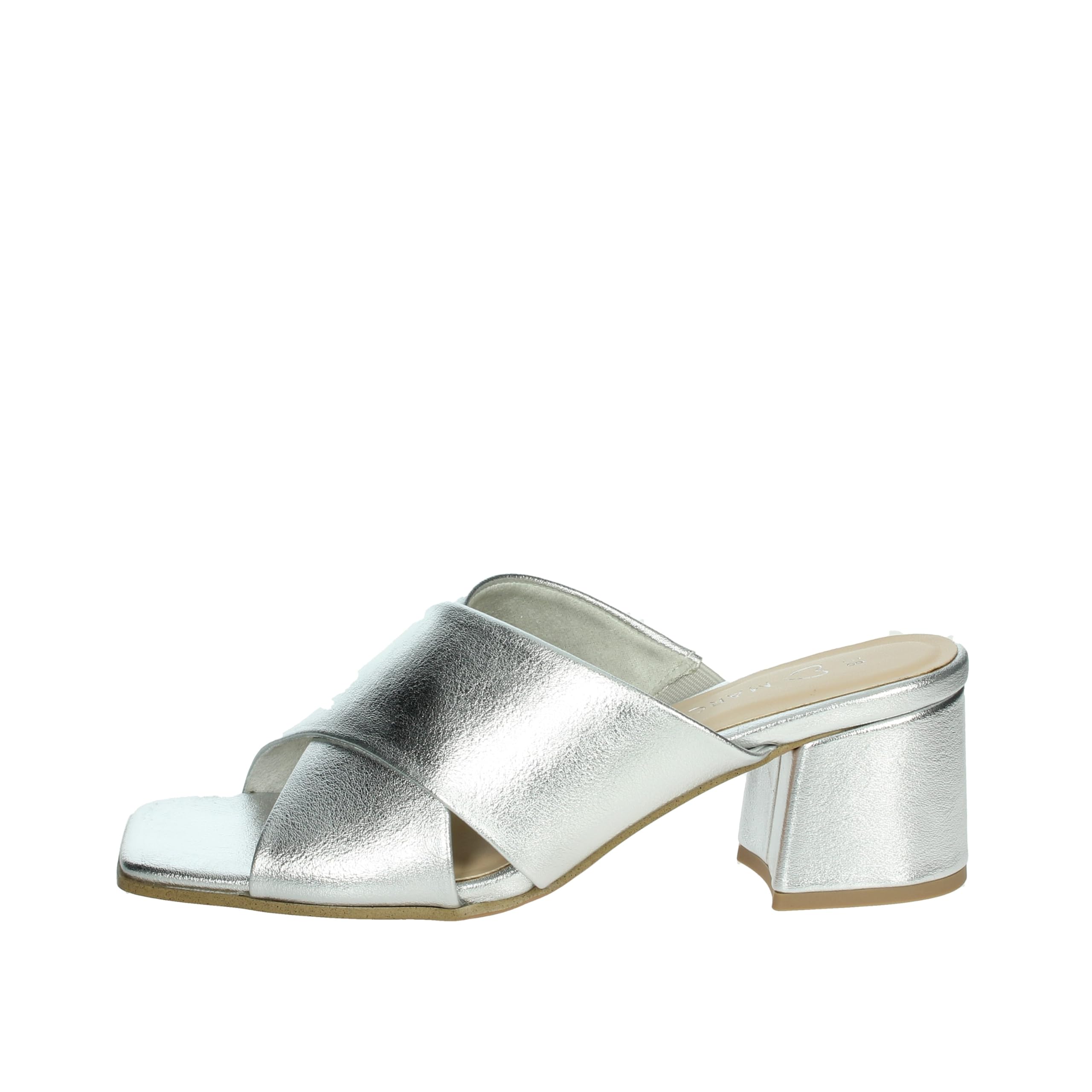MARCO TOZZI Women's 2-27206-42 Mule, Silver, 6.5 UK