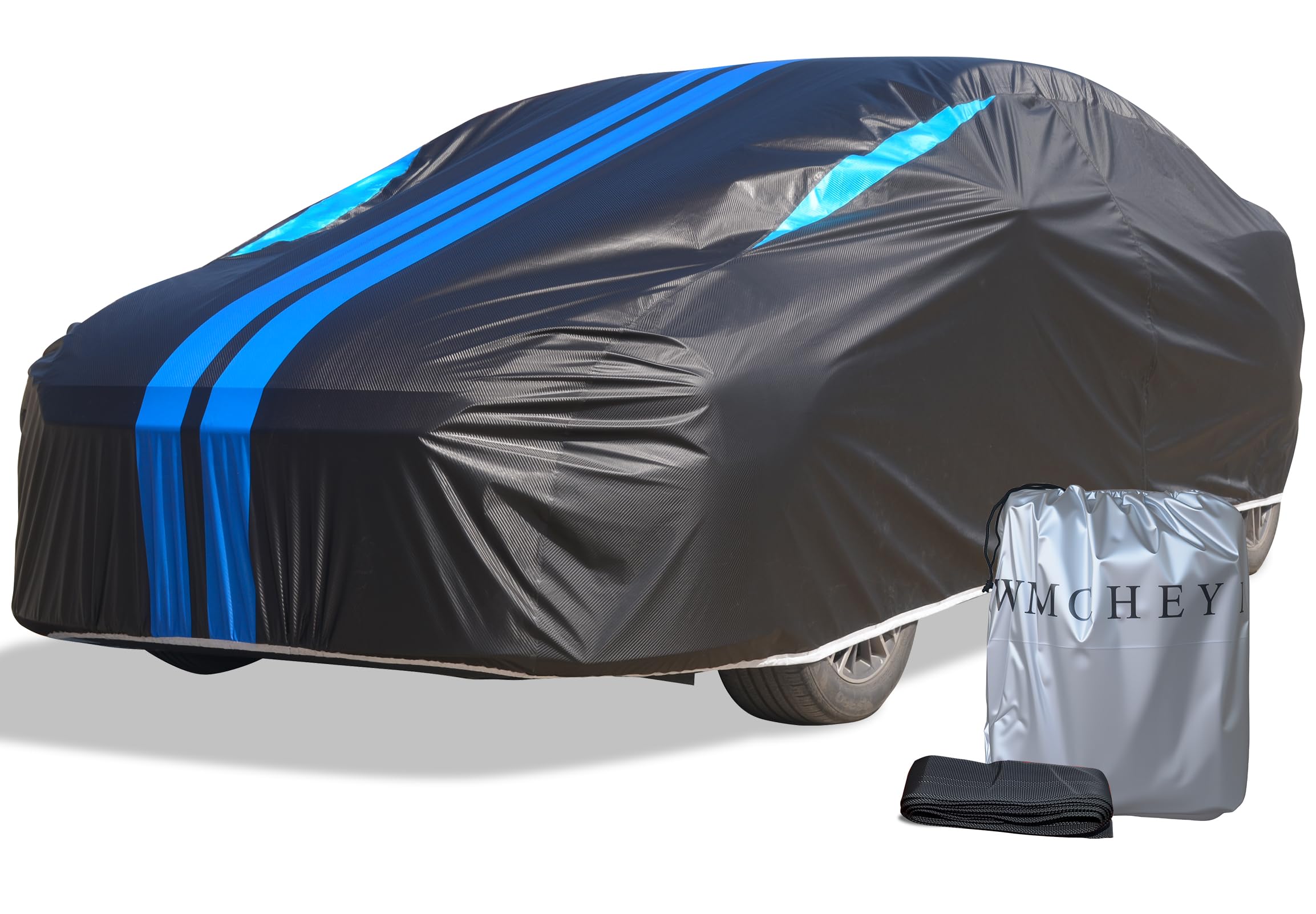 Car Covers for Automobiles, 6 Layers Car Cover Waterproof All Weather, Outdoor Car Cover Sun UV Rain Snow Wind Protection, Full Exterior Cover Fit for 189"(189 * 73 * 65 inch) SUV