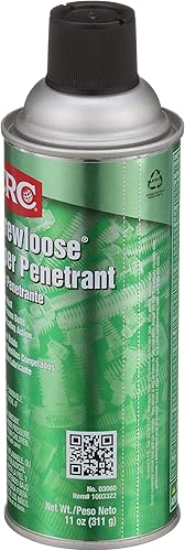 Miniatura 5 de CRC Screwloose Super Penetrant 03060 - Paquete de 12 11 onzas de ancho, aerosol seguro de plástico para sujetadores corroídos, componentes mecánicos
