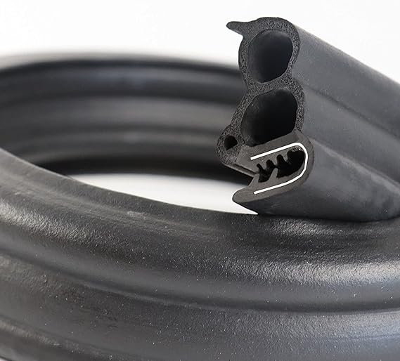 Car Door Rubber Seal Strip Trim with EPDM Three Side Bulbs