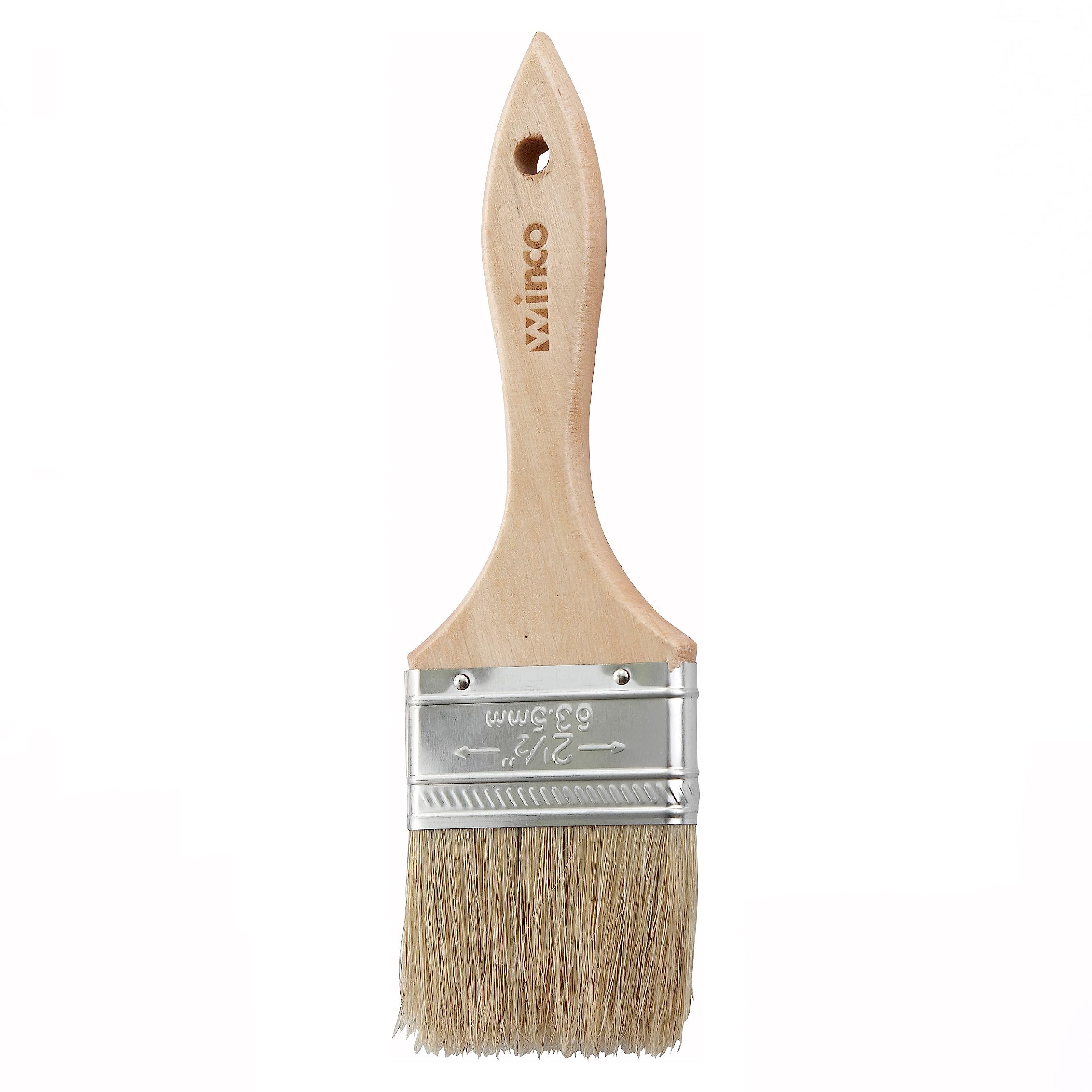 Winco 2 1/2" Boar Bristle Pastry Brush