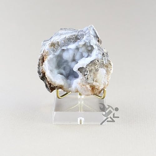 Miniatura 8 de OnFireGuy Caballete de exhibición de metal ajustable de 3-12 pulgadas con base acrílica para geodas, fósiles, minerales de cristal