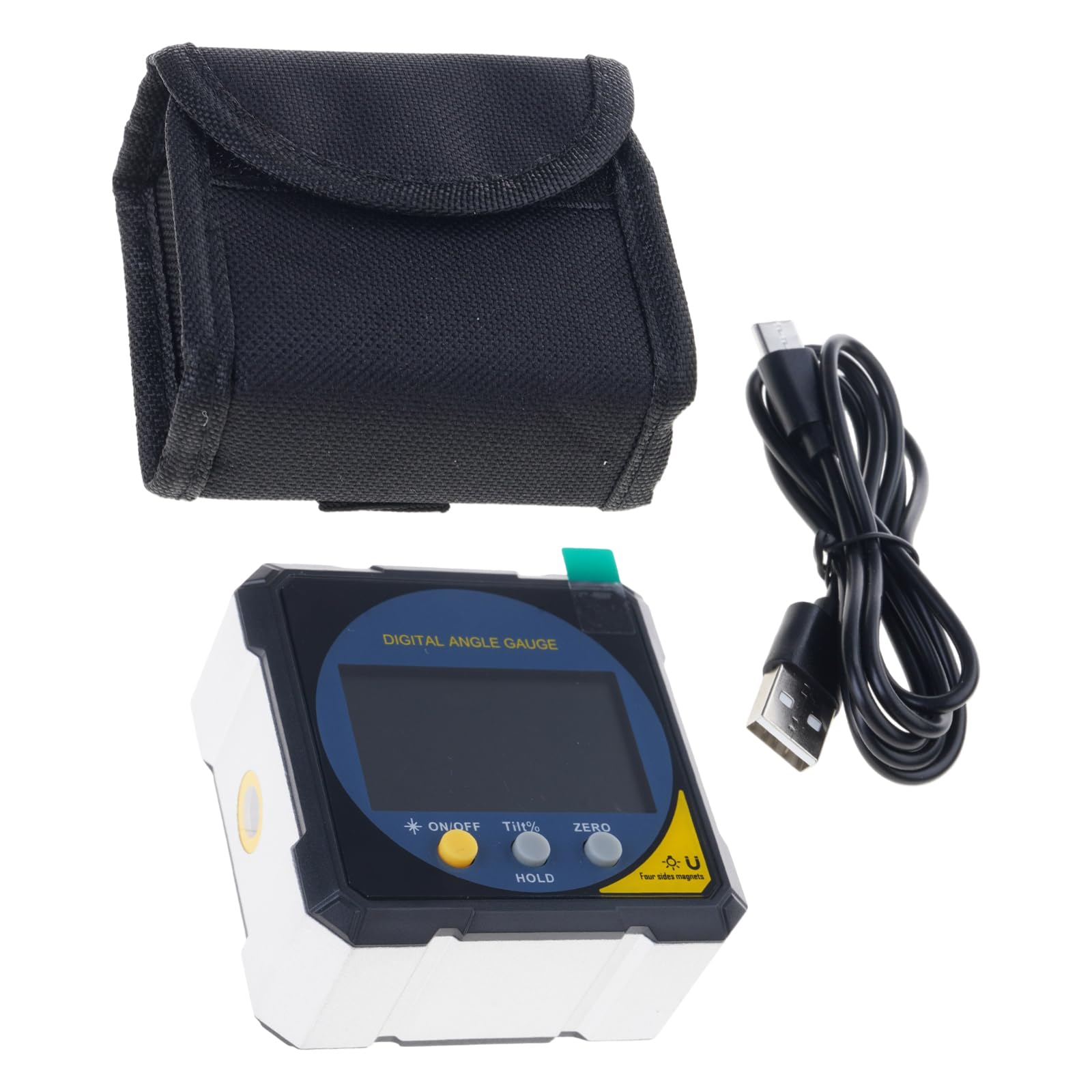 Jazuaiao A Precisions Inclinometer Nylon Carrying Case Waterproof Shockproof Storage For Digital Tool Ccessory Organizers Compartment