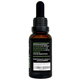 GreenIVe Hemp Oil Drops 28,000mg - Naturally Grown, Vegan, Rich in Omegas - Premium Hemp Oil Dropper - Non-GMO, Made in USA - 30mL (1 Pack)