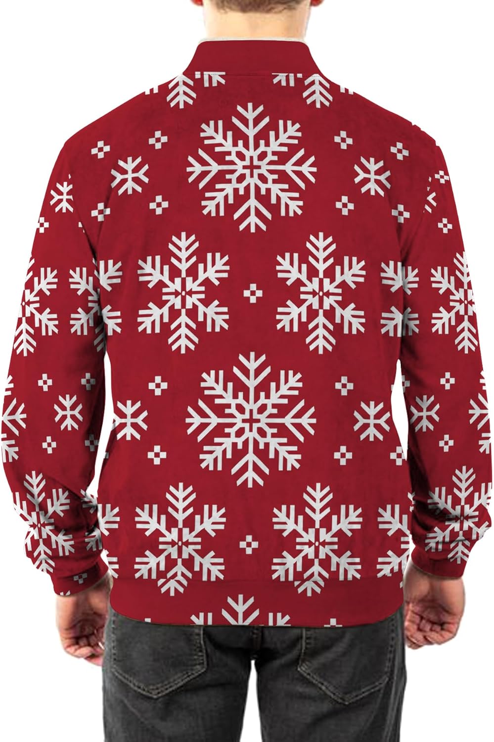 Christmas Sweatshirts for Men Winter Fall Fashion Xmas Graphic Print Long Sleeve Sweatshirt Mens 2024 - Image 3