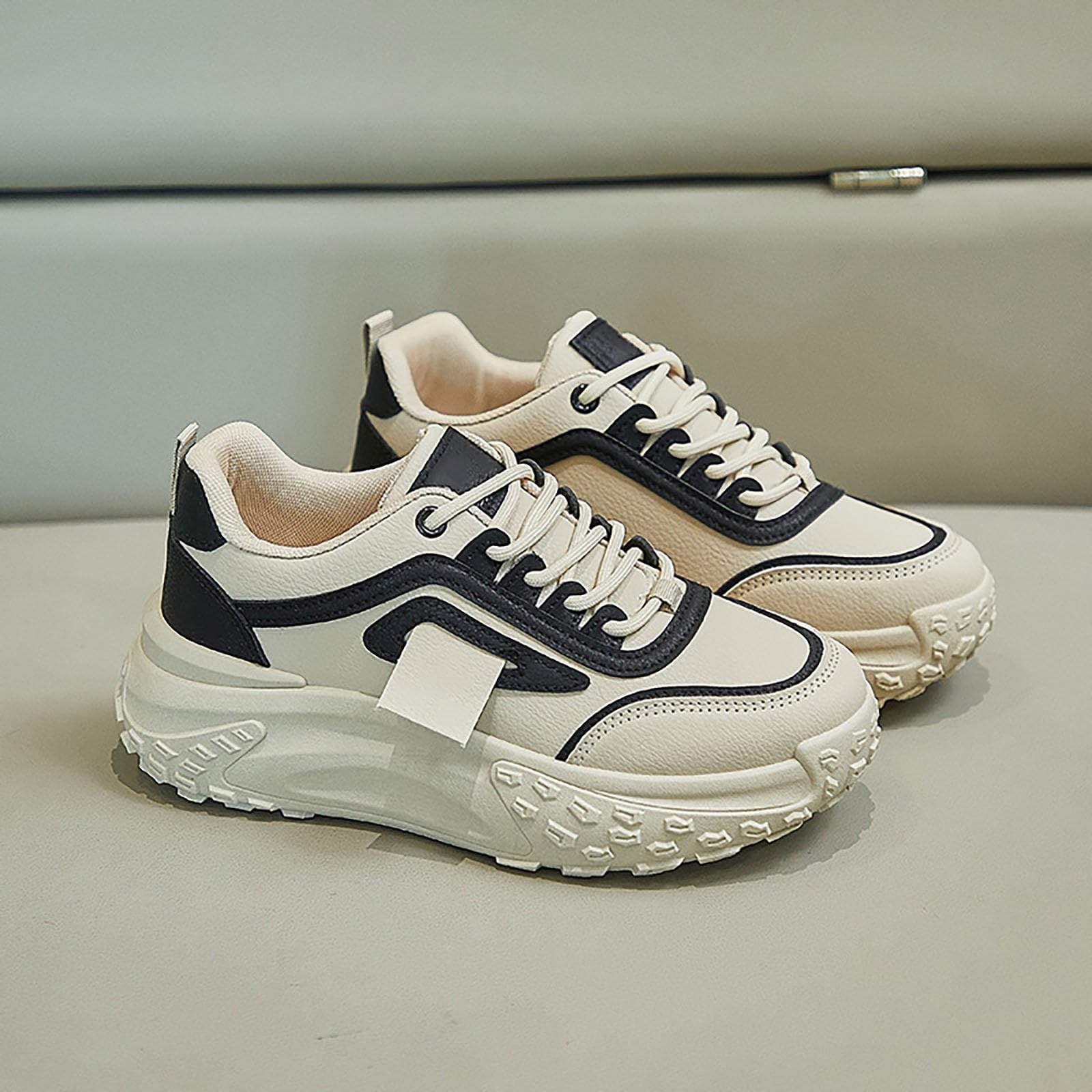 Scarpe da Ginnastica da Donna Leggere Sneakers Platform Donna Comode | Calzature Atletica in Fibra Ecologica per Passeggiata Invernale Scarpe Ginnastica Leggerezza Assoluta Rete Traspirante