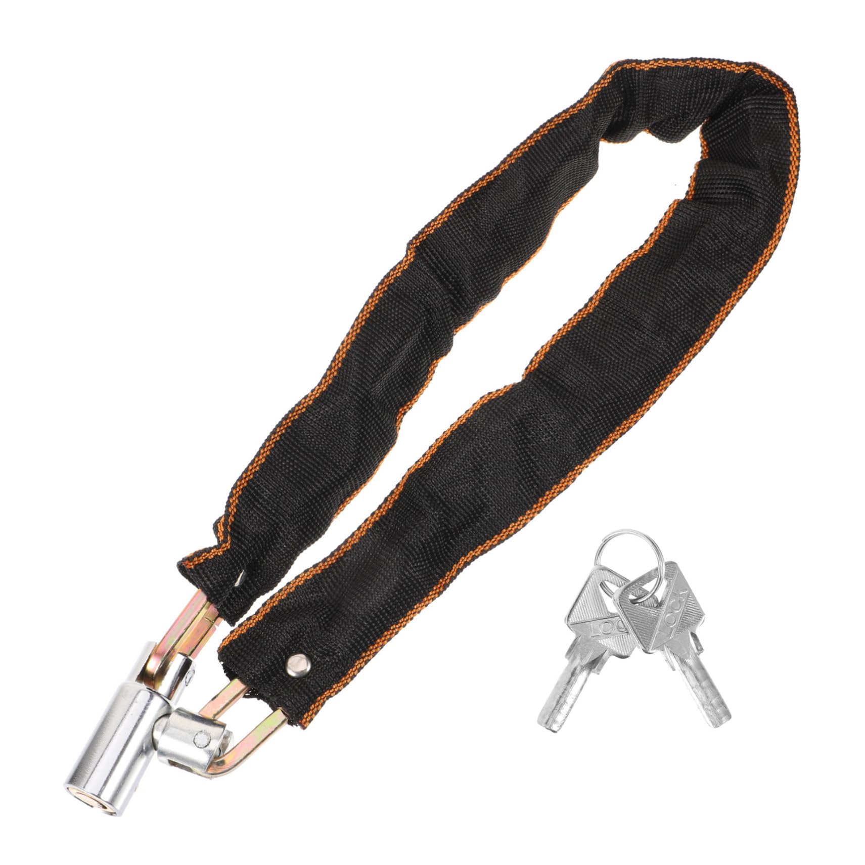 ibasenice 5pcs Bike Chain Lock Keys -Style Motorbike Safety Chain Cut Proof Cycling Outdoor Lock Accessory