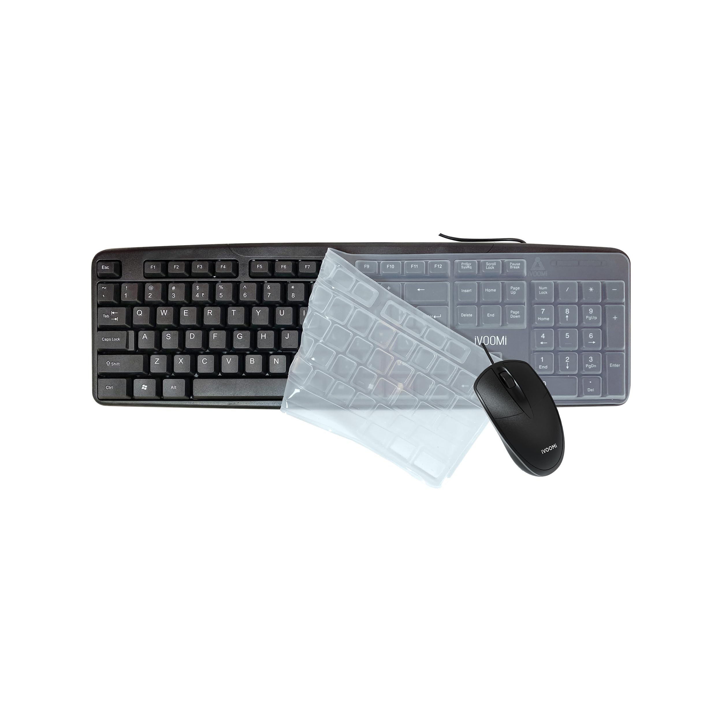 iVOOMi Super Wired Keyboard and Mouse Combo, BIS Approved, Full-Size Layout with Numeric Pad, Spill Resistant, Rupee Key, for Win/Mac/Linux, BIS Approved, Included Free Keyskin - 1 Year Warranty (B0CV9HKK9D) Amazon Price History, Amazon Price Tracker