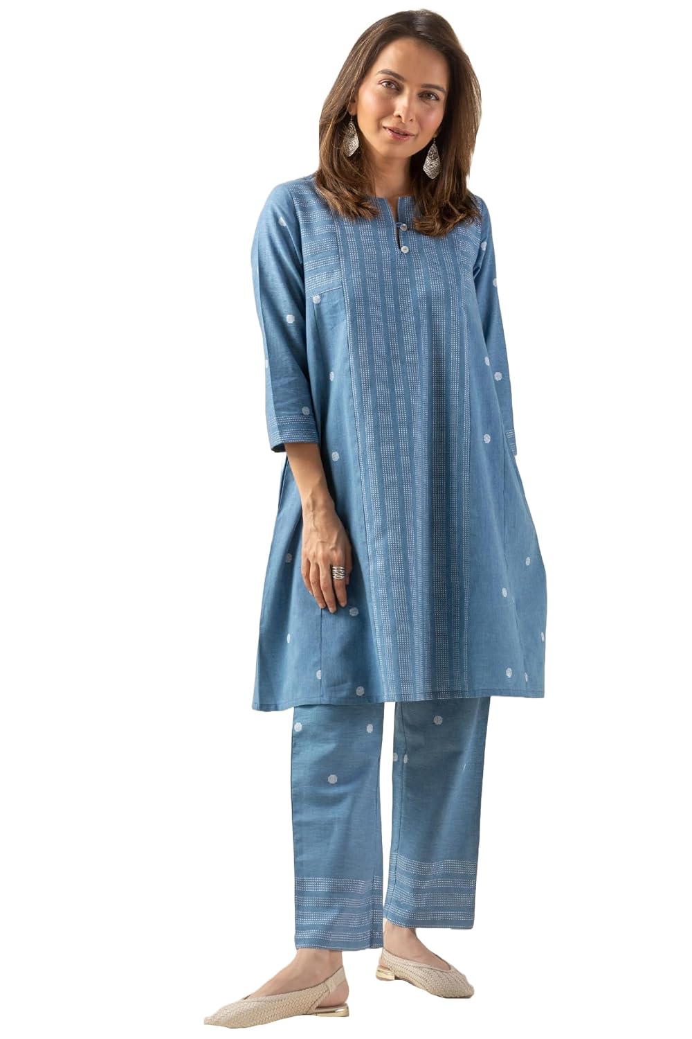 GoSriKi Women’s Ethnic Co-Ord Set | Kurta Pant Set | Kurta Palazzo Set | Stylish Cotton Suit Set for Women, Festival Co-ord Set GoSriKi Women’s Ethnic Co-Ord Set | Kurta Pant Set | Kurta Palazzo Set | Stylish Cotton Suit Set for Women, Festival Co-ord Set