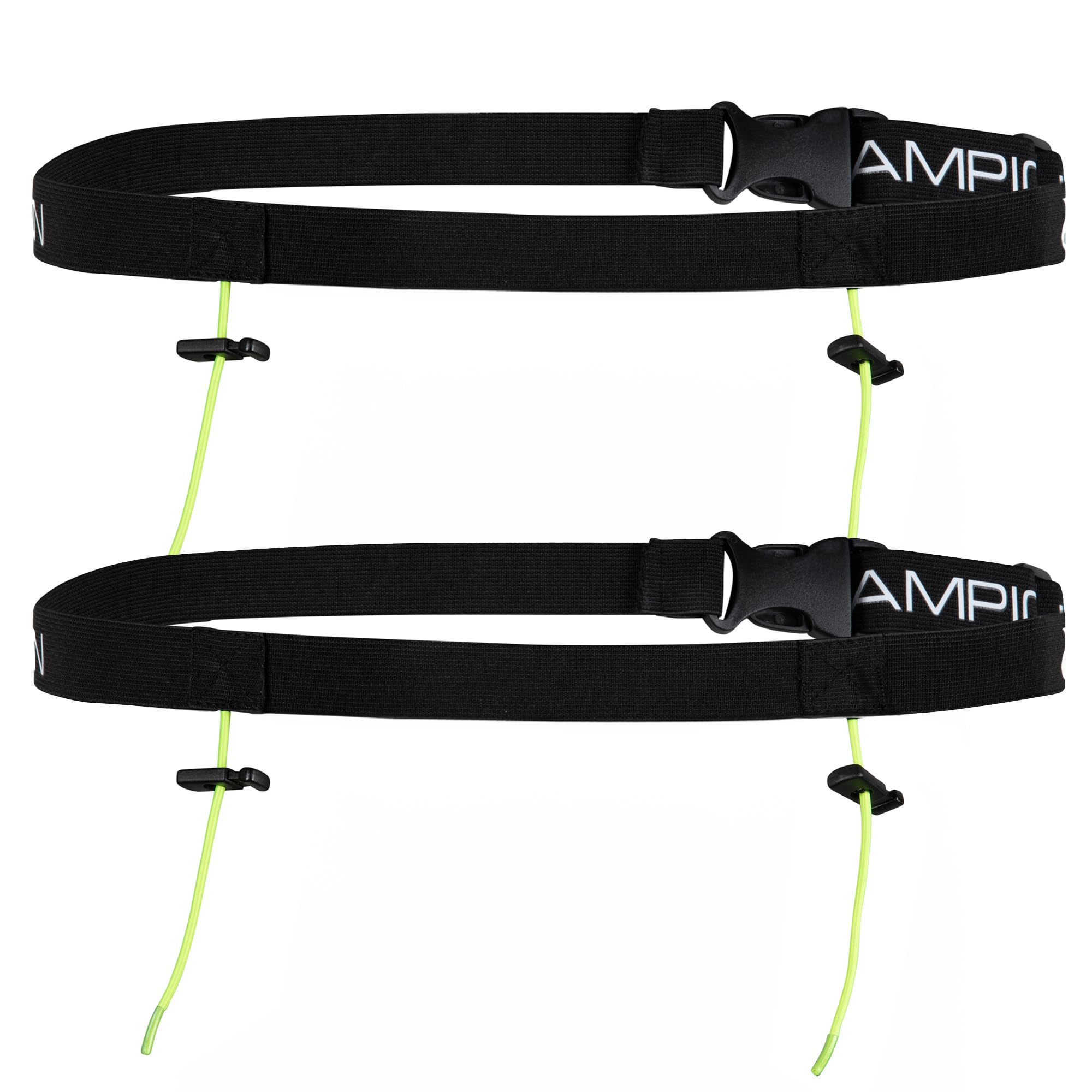 VeloChampion Lightweight Running Belt Waist Pack for Men Women - Elasticated Stretch Fit Race Number Holder - No Pins - 3 Sizes - Run. Triathlon.