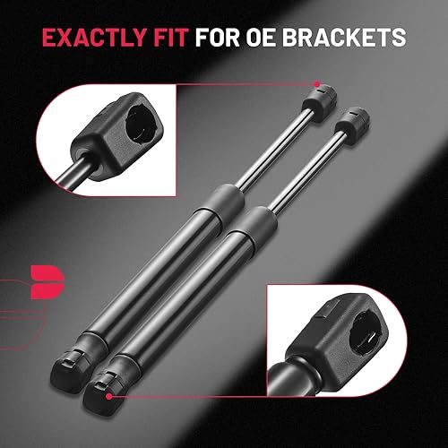 Vista 125 de BDFHYK C16-15208 - Amortiguadores de gas de 12 pulgadas, 20 libras (89N), soporte de elevación para Leer are Camper, cubierta de ventana trasera