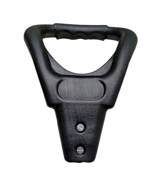 CYIDER Universal Black/Grey Tricycle Handle, 2 Nuts, Compatible with All Tricycles (Excludes T-Shape) Currently Grey/Black Colour Available According to Stock