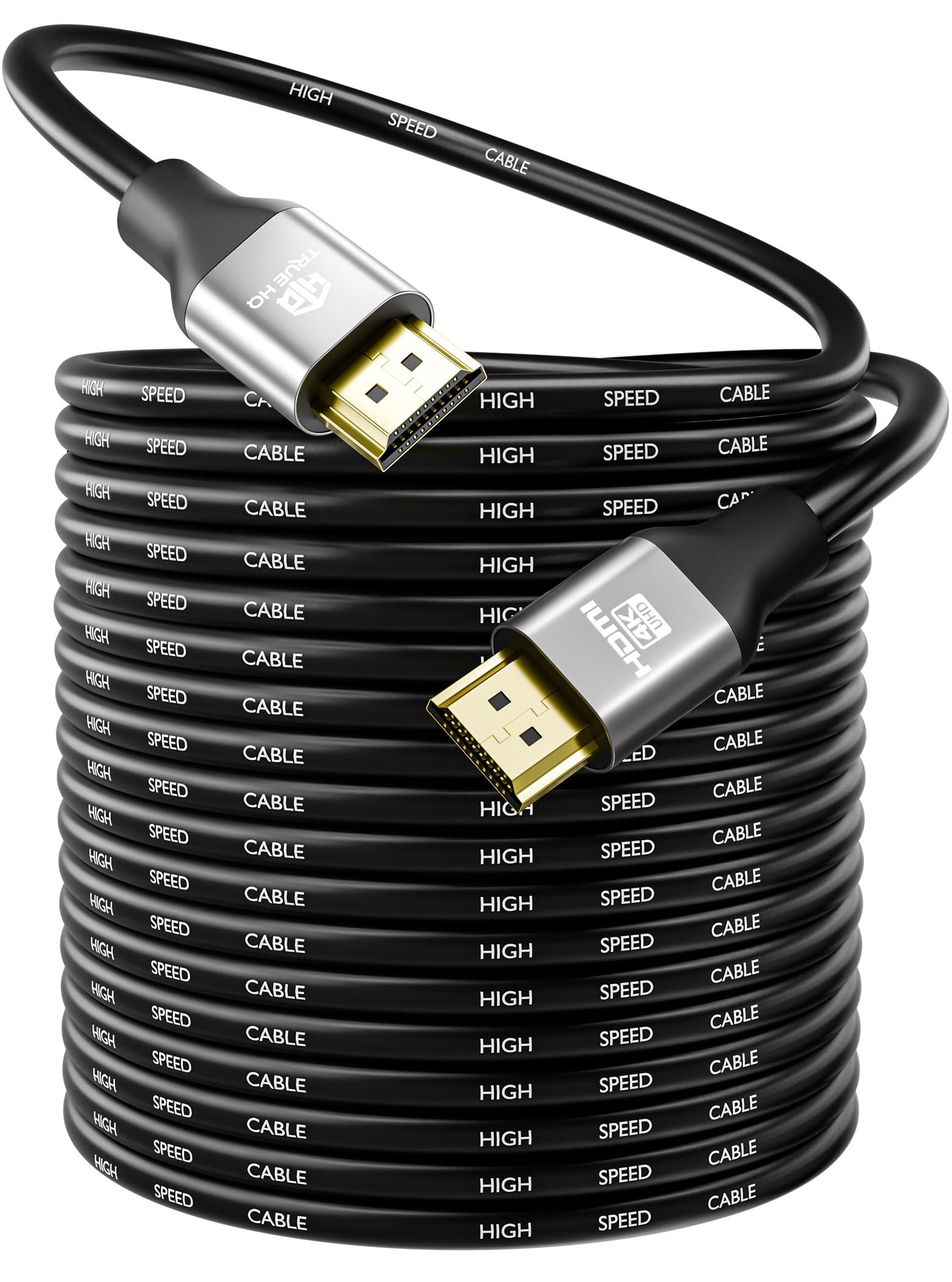 4K HDMI Cable 25m, High Speed 18Gbps (HDMI 2.0), 4K@60Hz Ultra HD with HDR10, ARC, HDCP 2.2 and Ethernet – Extra Long Lead for TV, Projector, Monitor, PS5, Xbox