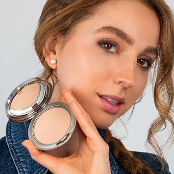ARTDECO Hydra Mineral Compact Foundation - fresh beige N70 - Hydrating loose powder compact for a soft matte finish - good coverage without a mask-like effect - refillable - makeup - 0.35 Oz
