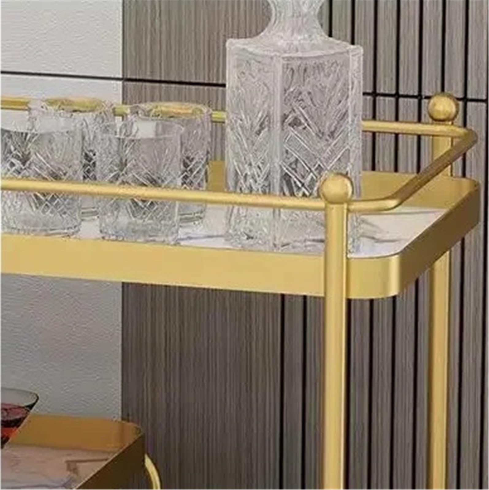 Carrello di servizio per ristoranti e hotel, carrello multiuso per servizio di cibo e bevande, ideale per la pulizia di bar e karaoke