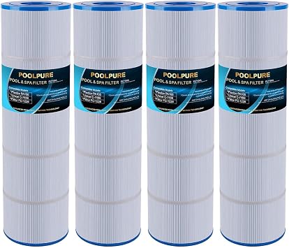 POOLPURE C4030 Filter Replaces Hayward CX880XRE, Pleatco PA106-PAK4, Ultral-A1, Unicel C-7488, Filbur FC-1226, FC-6430, Hayward SwimClear C4020, C4025, C4030, 4 X 106 sq. ft. Filter Cartridge 4 Pack