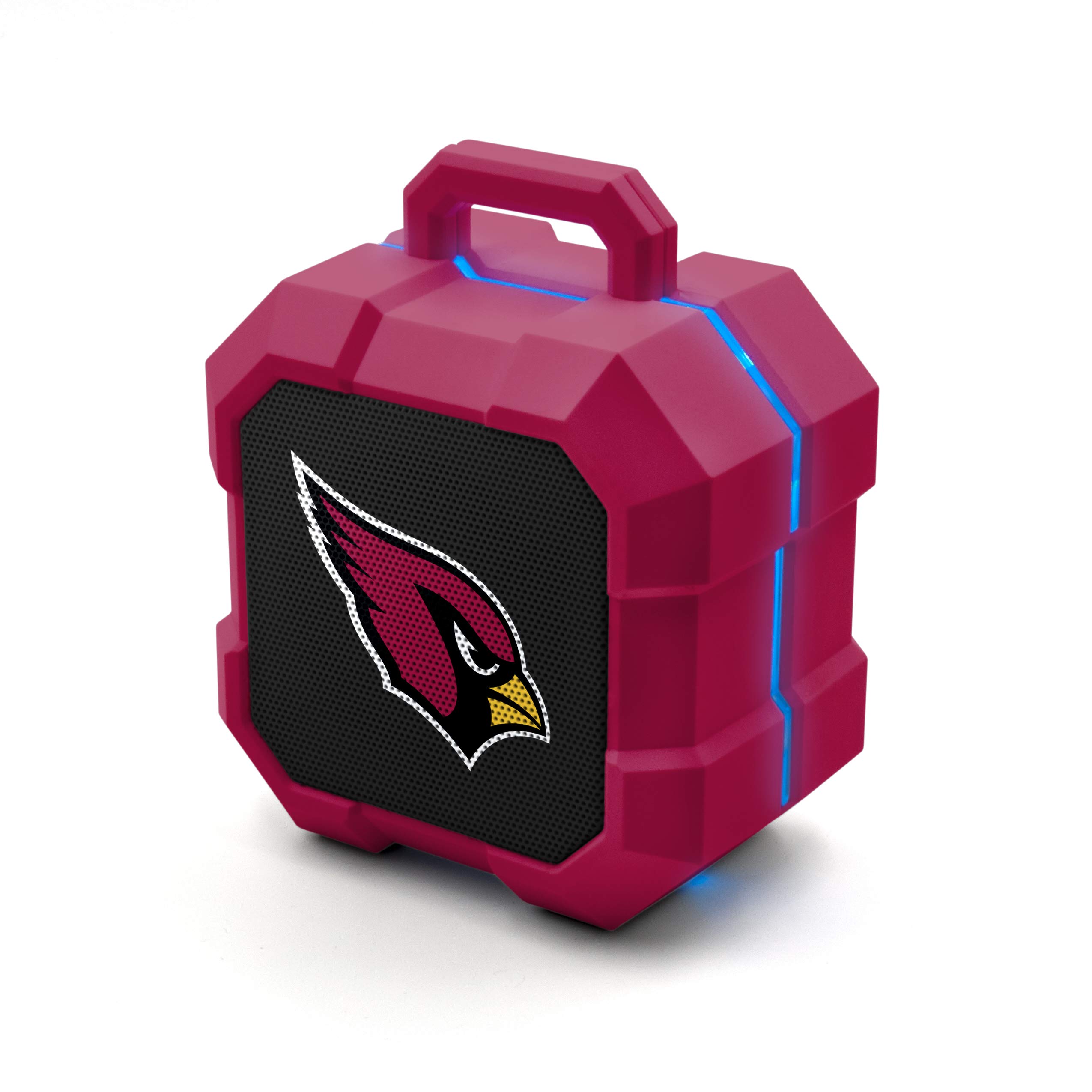 SOAR NFL Shockbox LED Wireless Bluetooth Speaker - Water Resistant IPX4, 5.0 Bluetooth with Over 5 Hours of Play Time - Small Portable Speaker - Officially Licensed NFL, Perfect Home &amp; Outdoor Speaker