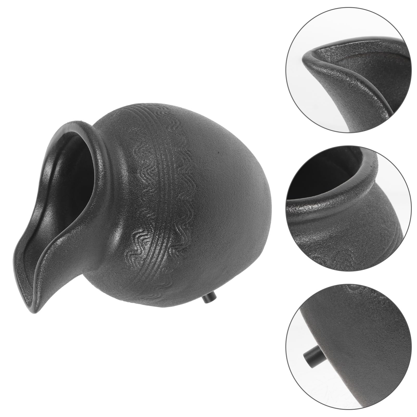SUPVOX Fontana da Giardino Solari in Ceramica, Vaso Cascata Circolazione Dell'acqua, Decorazione per Giardino e Balcone, Vaso Decorativo