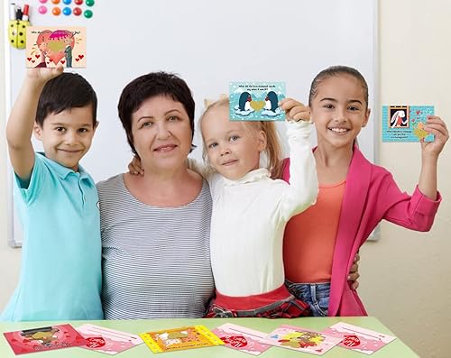 Miniatura 5 de D4DREAM Divertidas tarjetas de chistes para el día de San Valentín 36 tarjetas de San Valentín para niños escuela aula fiesta regalo de San Valentín