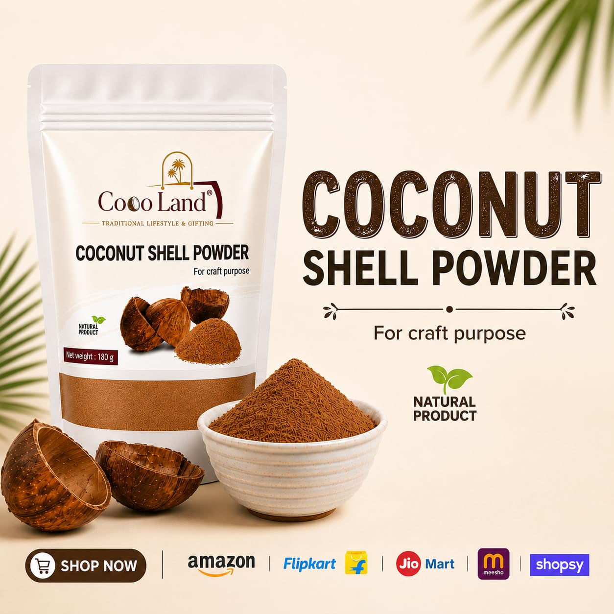 Coconut Shell Powder - Crafting & DIY -7