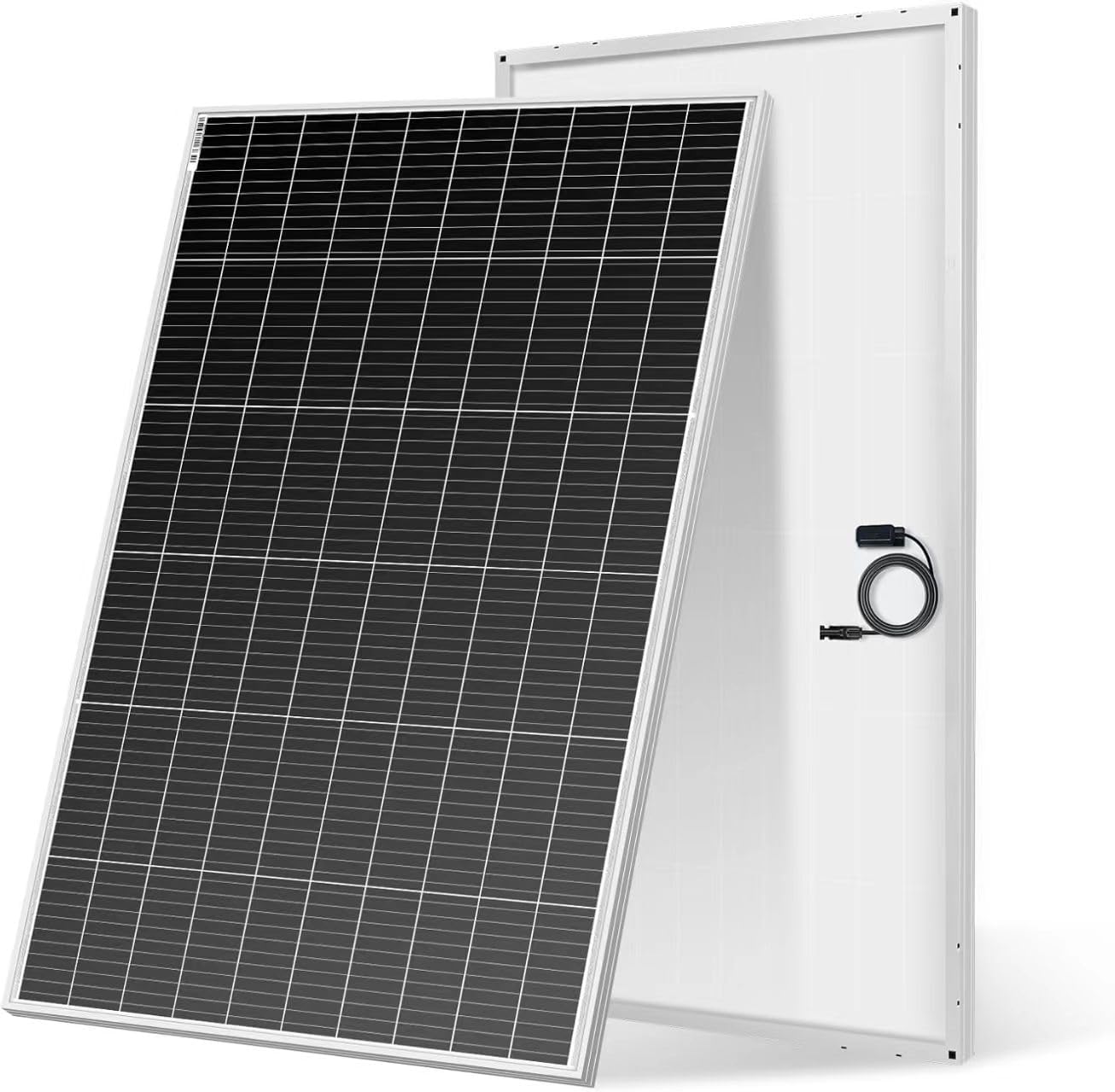 DOKIO 200W 18V Monocrystalline Solar Panel for 12V Systems, MC4