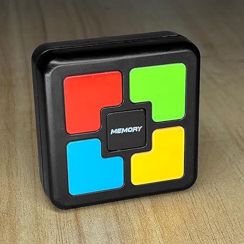 Miniatura 6 de Juego de memoria iluminado, juguetes electrónicos de mano, memorización de color, juegos de mesa clásicos, juego de cuestionario con luces y sonidos