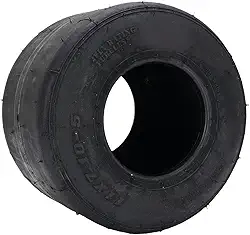 Diydeg 11x7.10-5 Pneu Sem Câmara de Câmara, Pneus de Borracha de Borracha de 5 Polegadas, Pneu Composto de Cortador de Grama Inflável, Pneus de Estrada de Chuva para Ir Kart