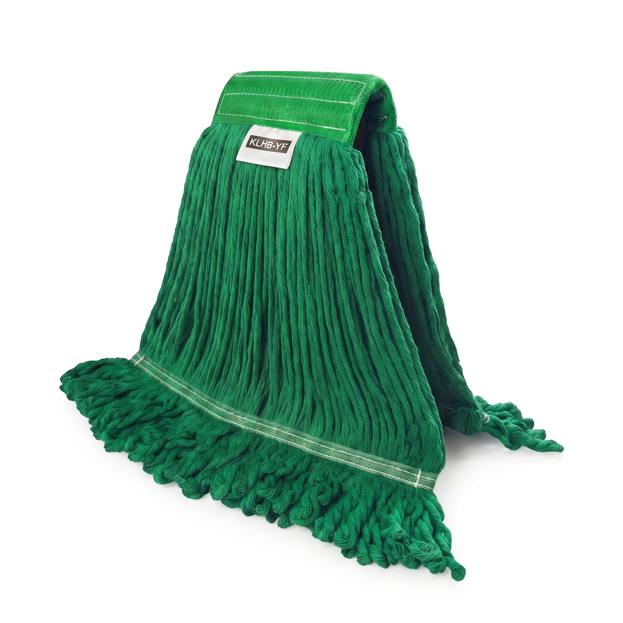 Mop Head Replacement,Commercial Mop Heads,Cotton Washable Industrial Mop Head,6 Inch Heavy Duty Mop Heads,Wet Industrial Cleaning Mop Head for Home,Industrial and Commercial Use Clean（Green）