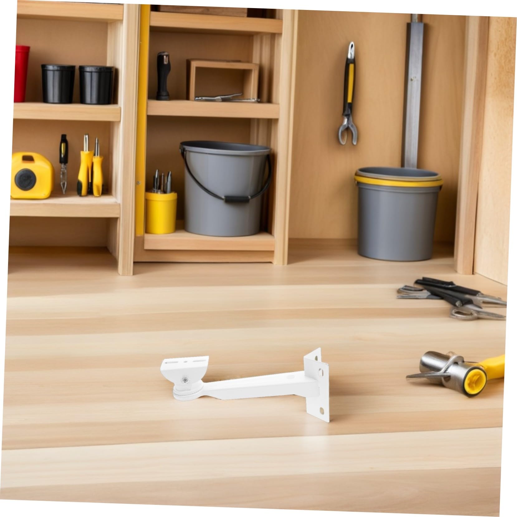 PLAFOPE 2 Sätze Robuste Überwachungskamera Eckhalterung aus Stahl Verlängerungsstange Wand Deckenmontage für Flexible Winkelverstellung und Stabile Sicherheitssysteme