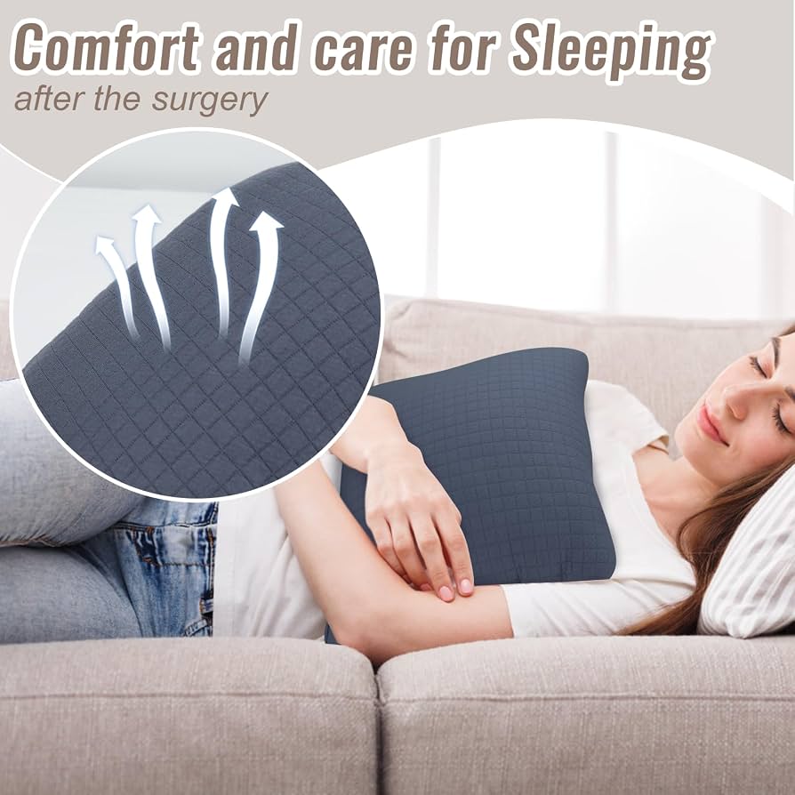 Renova Medical Wear – Cuscino Post-Operatorio Per Cintura Di Sicurezza, Recupero Dopo Mastectomia, Cardiochirurgia, Isterectomia E Pacemaker, Morbido E Protettivo