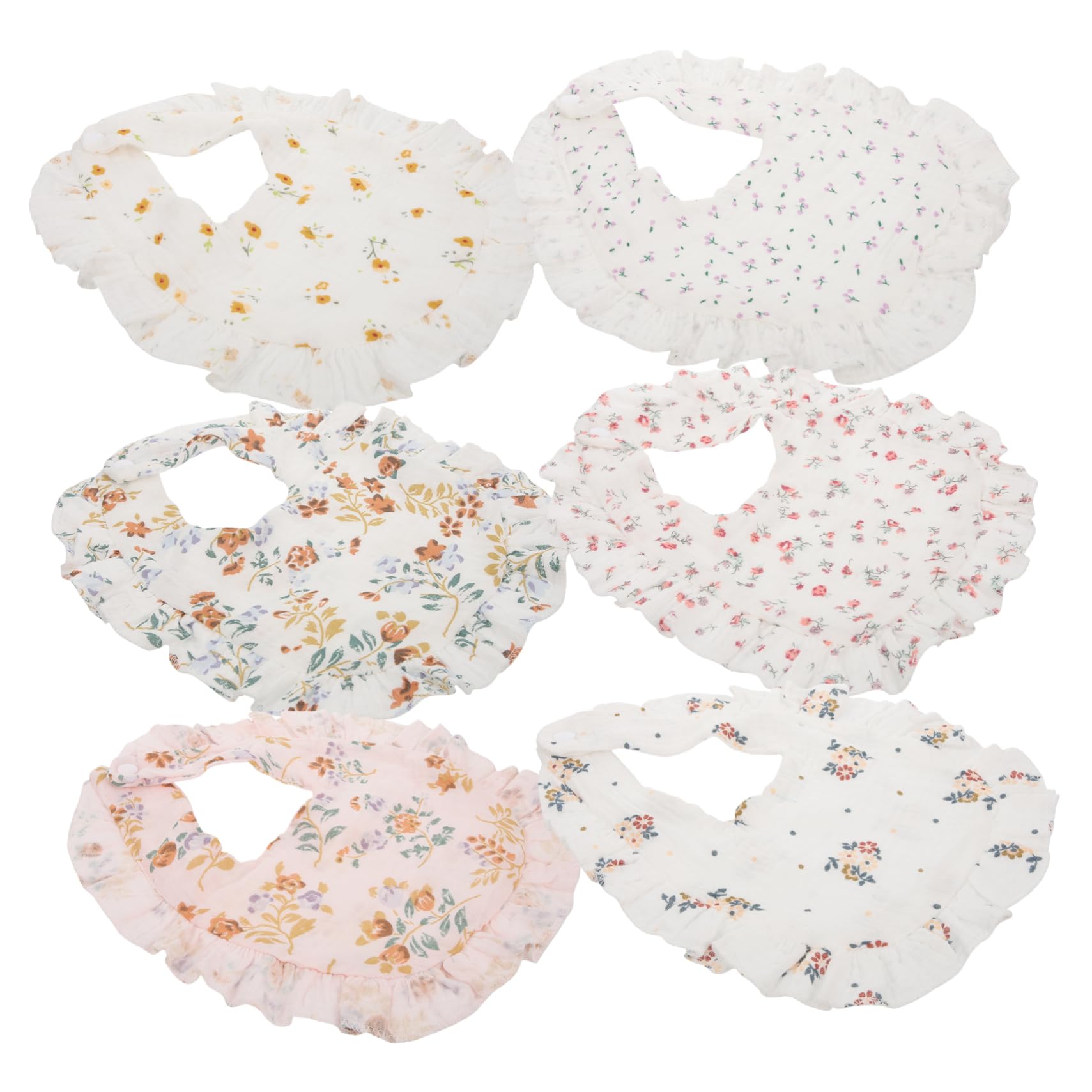Abaodam 18 Piezas Bolsa De Saliva De Bebé Pañuelo Infantil De Algodón Toallas De Baba Infantil Baberos Para La Dentición Pañuelo De Bebé Baberos De Bebe De Algodón Para