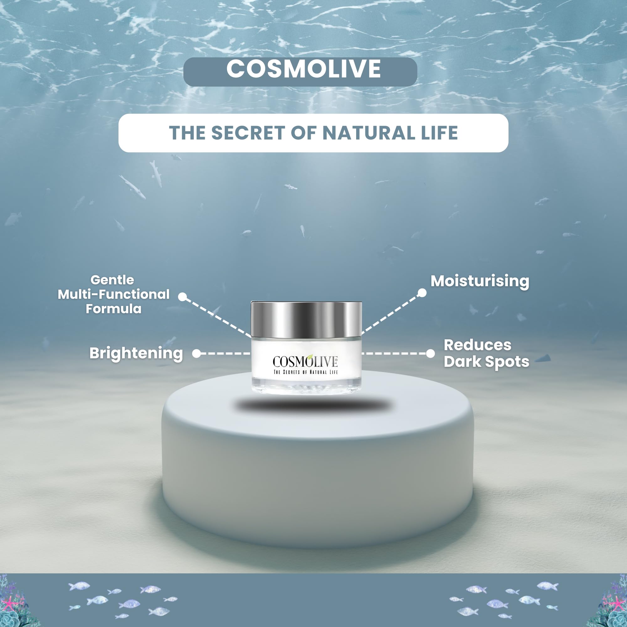 MAWANS Cosmolive White complexion Face Cream 50g for Hydrating, 50 g (Pack of 1) - Image 3
