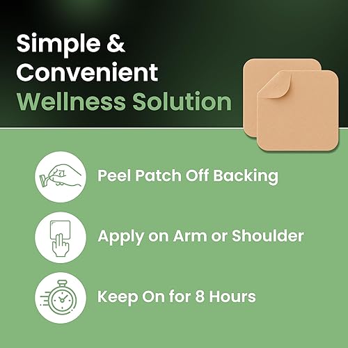 Miniatura 4 de Parches NAD para mujeres y hombres  Parche NAD+ para energía y envejecimiento saludable  con CoQ10 y nicotinamida  Suministro para 60 días