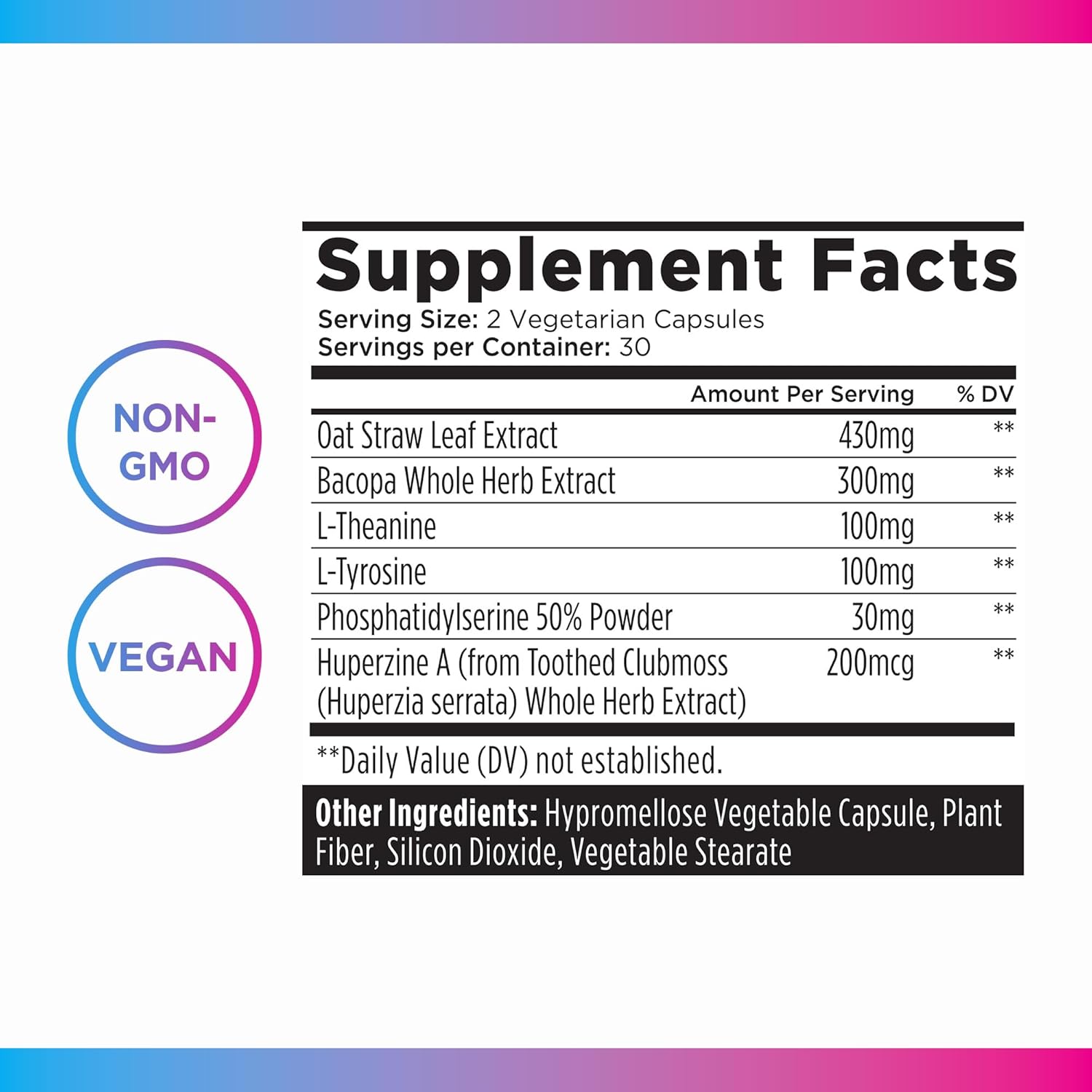 Livingood Daily Brain Supplements for Memory & Focus, Nootropic Pills with Bacopa, L Theanine, L Tyrosine, Amino Acids & More, Cognitive Support for Men & Women, Vegan, Gluten Free, 60 Capsules - Image 5