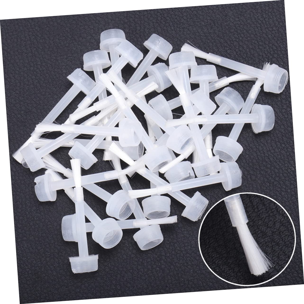 minkissy 1200piezas Brochas De Esmalte De Uñas Para Aplicación De Líquido Herramientas De Manicura Suaves y Eficientes