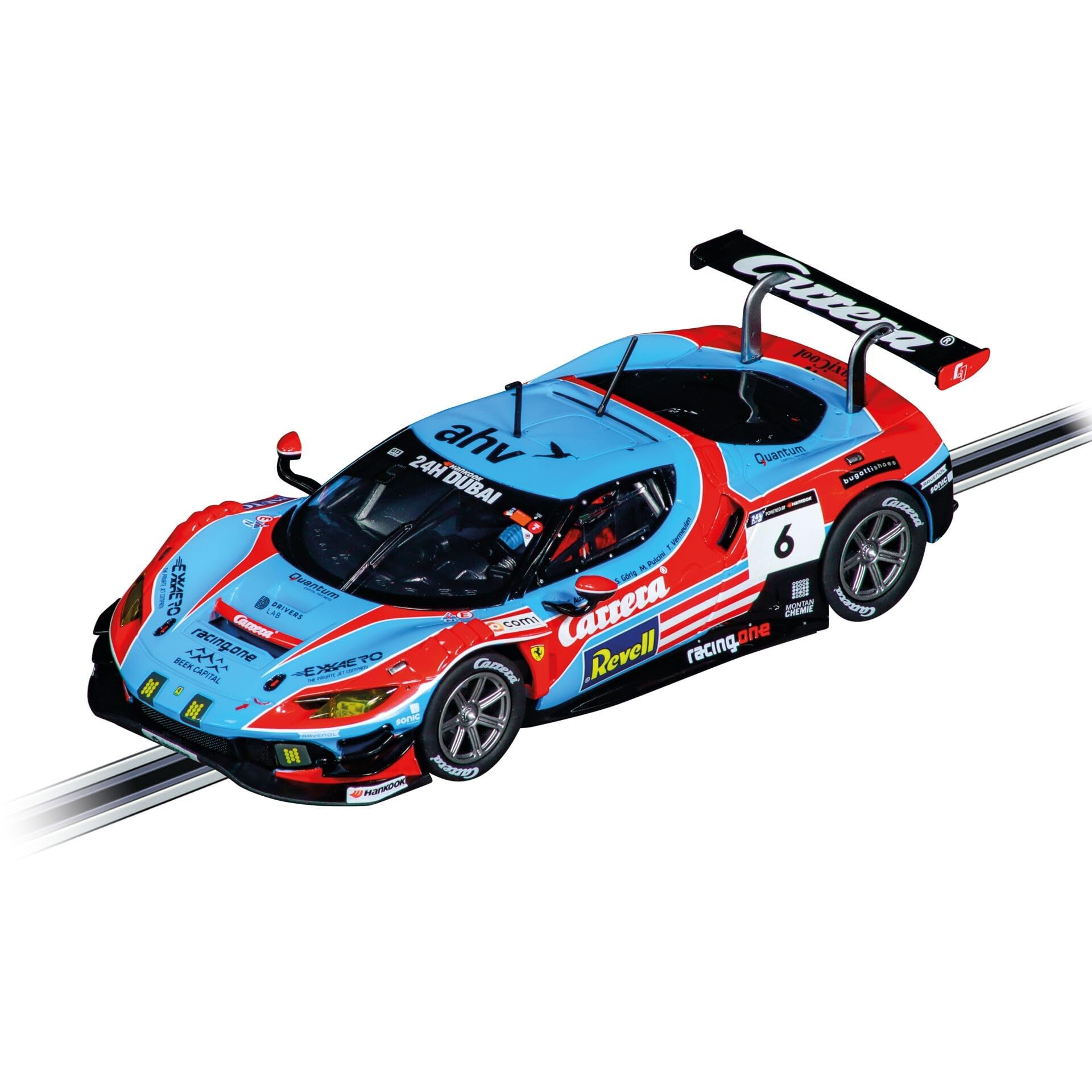 Digital 132 20032043 I Ferrari 296 GT3 No20 24H Dubai I 1:32 I Scale Slot Car I With Working Front, Rear & Tail Lights I Suitable For Ages 8 Years+