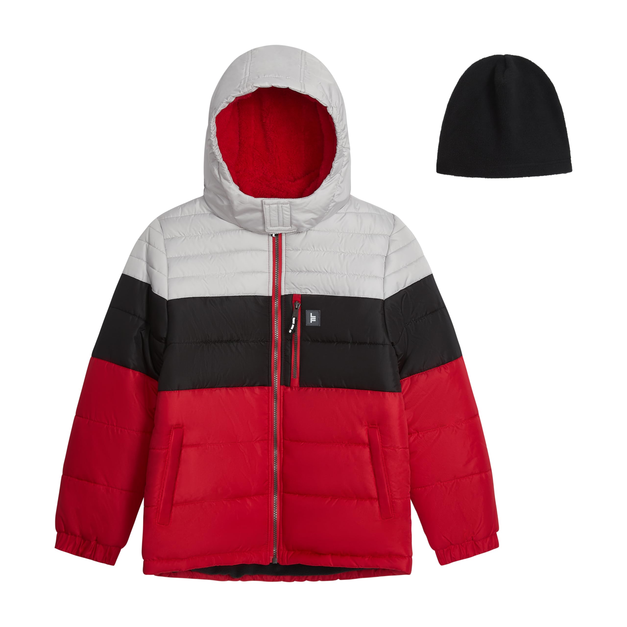 Hooded Puffer London Fog Puffer बॉम्बर जैकेट