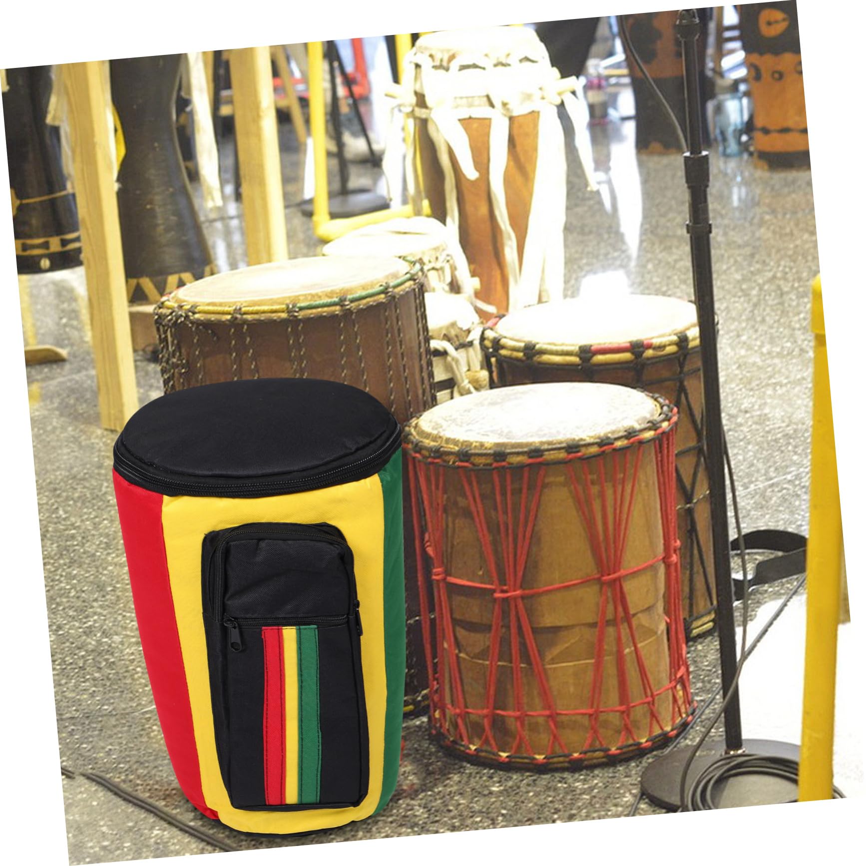 Gepolsterte 8-zoll Trommeltasche für Djembe mit Doppelträger